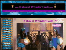 Tablet Screenshot of naturalwondergirls.com